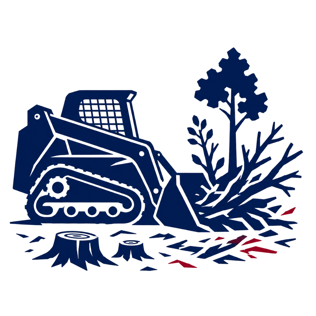 Land clearing service icon